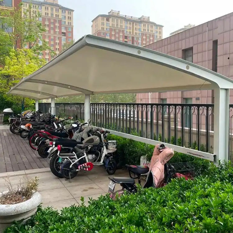 华亭市膜结构电动车棚